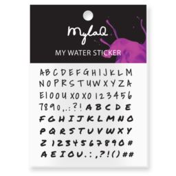 MylaQ Naklejki na paznokcie MyAlphabet StickerM440
