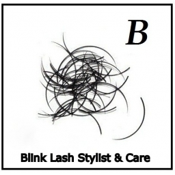 Rzęsy Jedwabne Blink Lash Stylist & Care. Profil B. Grubość 0,20. Długość 12