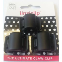 LINZI CLIP Mini Klamra Matt Black ( cena za 3szt )